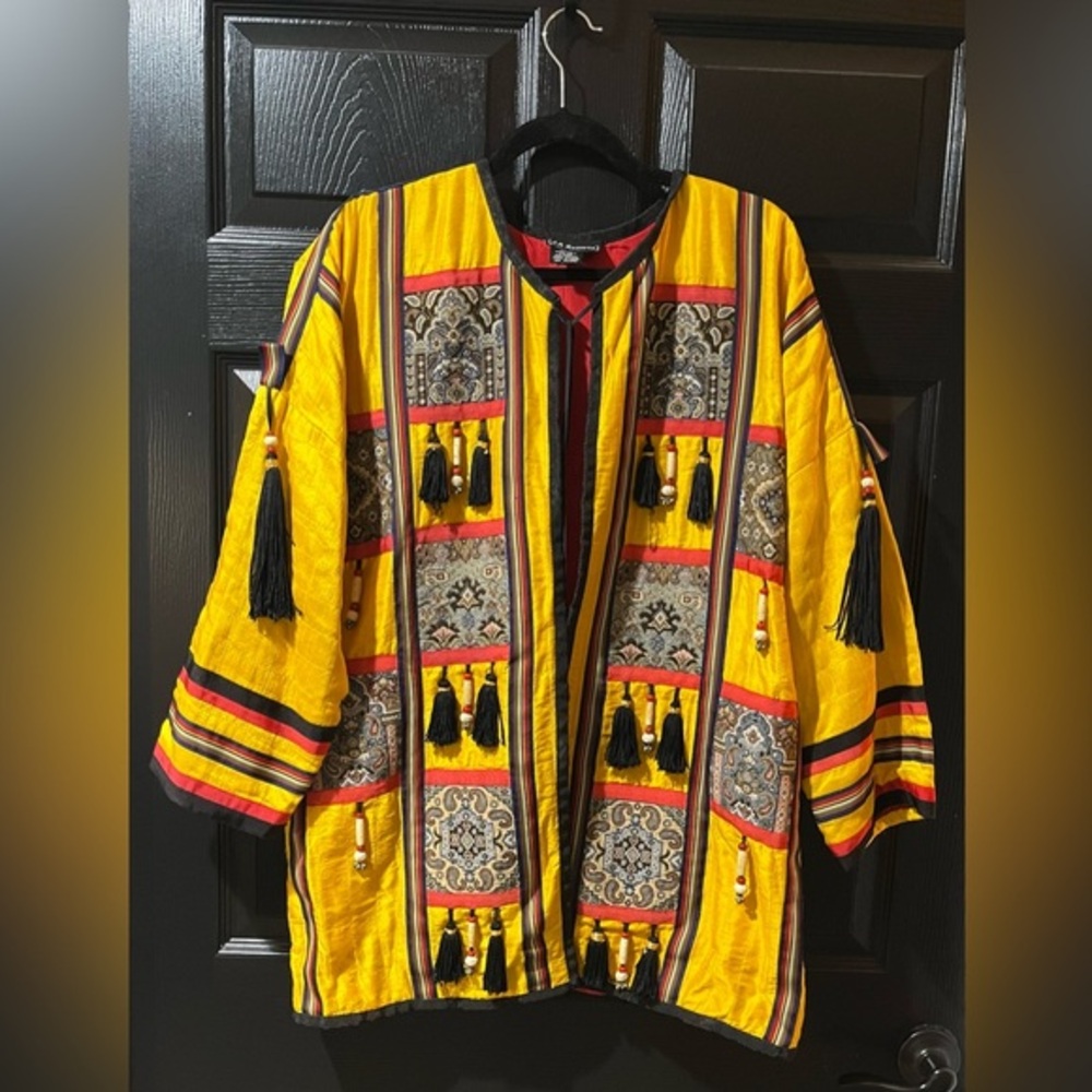 Vintage JA Resorts Silk Kimono Style Jacket